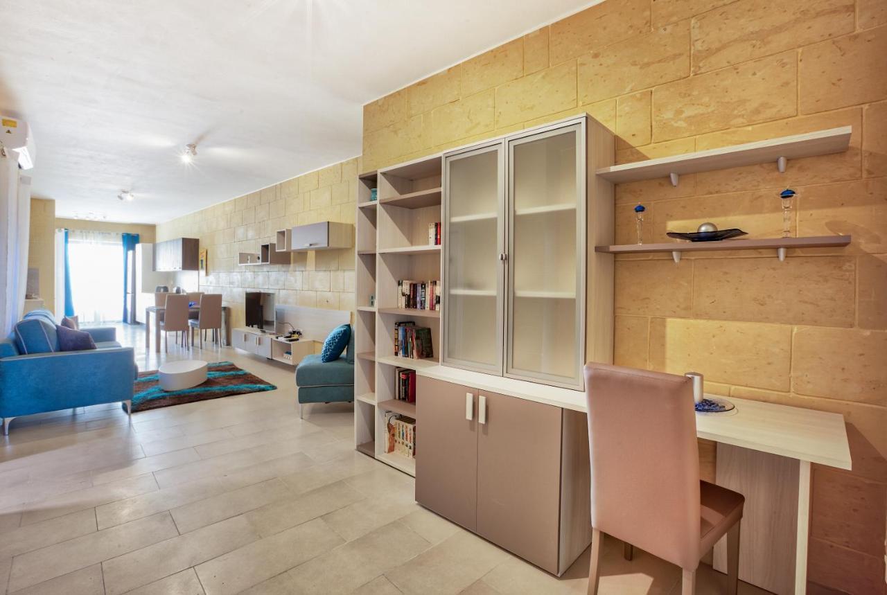 Apartmán Summer Fields Penthouse With Amazing Views Sannat Exteriér fotografie